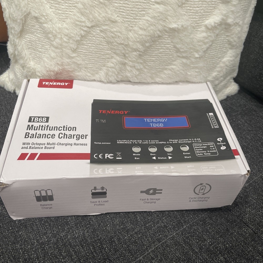 Tenergy TB6B Multifunction Balance Charger Black 05053