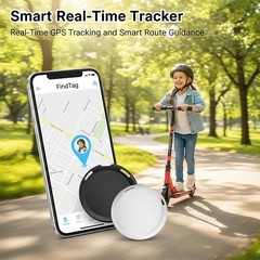 Magnetic Car GPS Tracker for Vehicles Key Dog Real Time for Find My (iOS Only)