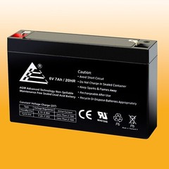 ExpertBattery Replacement for 3FM7, 3-FM-7 6V 7Ah UPS Battery