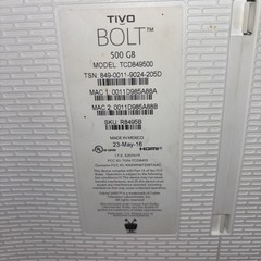 tivo bolt 500 gB model TCD849500 used not tested