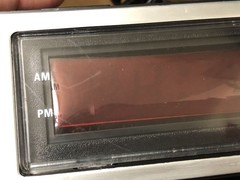 Vtg 1984 Suntone (Hong Kong) Clock Radio RR-049 Red Digital *TESTED, WORKS* EUC!