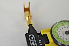 NEW 4 Pcs Total Hi-end Banana to Spade Adapter Plug/Speaker Cable Connector US