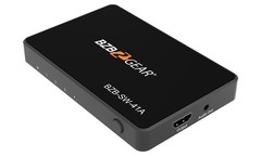 BZBGEAR 4×1 4K UHD Ultra Slim HDMI Switcher with IR Remote Control