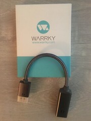 NEW Displayport to HDMI adapter (4K, UHD), Warrky 24K Gold- Plated