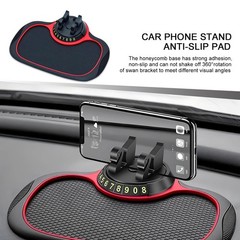 Pack-1 Car Dashboard Phone Holder Anti-Skid Mat, 7.48″ x 9.45″ PVC Flexible A…