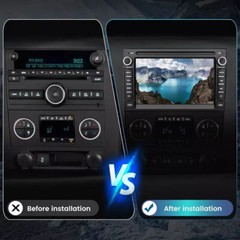 CarPlay For GMC Yukon Chevy Silverado Sierra Android13 GPS Navi Radio Car Stereo