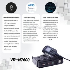 VGC BHM-88 Bluetooth Microphone For VR-N7600 N7500 N76 N75 Series Two Way Radios