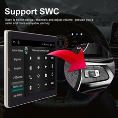 32G Rotatable Car Stereo Radio 2 DIN 10″ Android 13 Touch Screen GPS Wifi Navi