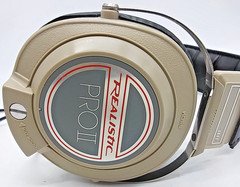 Vintage KOSS REALISTIC Pro 2 II Stereo Headphones 1/4″ Jack Tested Working
