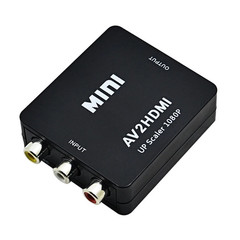 RCA AV to HDMI Converter Adapter AV 1080P For TV Audio Video Composite AV2HDMI
