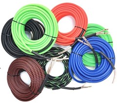 Custom Braided Sleeving Speaker Wire 10 Gauge Marine Grade Car Home Audio LOT