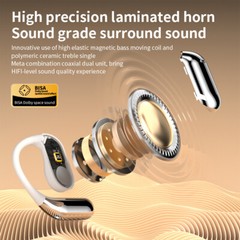 TWS Earbuds 40Hr LCD Touch Screen Noise Cancelling Bluetooth 5.4 Wireless IPX7
