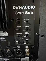 Dynaudio Core Sub 4x 9″ Inch Subs 2x 500w Amp All In 1 Studio Grade .