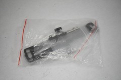 PEUTIER 2pcs Rear Camera License Plate Bracket Backup Camera Mount Black New