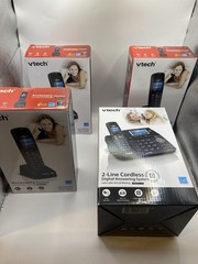 VTech DS6151 Dect 6.0 2 Line Phone system with 4 Handsets DS6151-2 CALL BLOCKIN