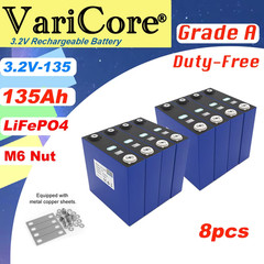 8pcs 3.2V LiFePO4 Battery 320AH 280ah 200ah 150ah 105ah DIY 12v 24V Automotive