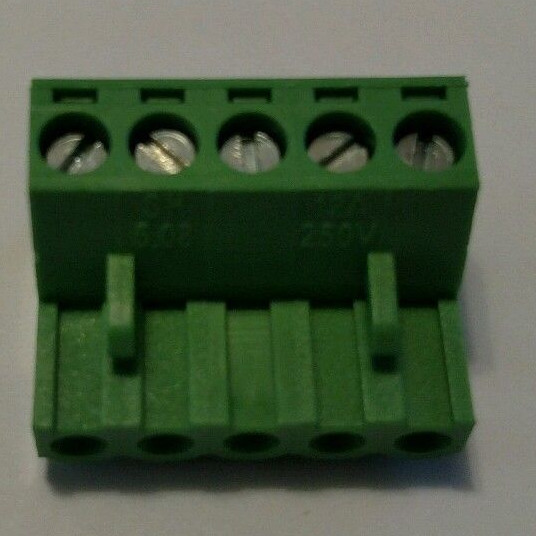 5 pin – 5.00mm Pluggable Quick Connector – Terminal Block – Phoenix Plug