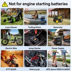 NEW 12V 25Ah LiFePO4 Lithium Battery 320Wh Built-in BMS Deep Cycle for Solar RV