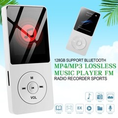 128GB Support Bluetooth MP4/MP3 Lossless Music Player FM Radio Recorder Sport US