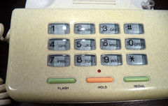 Vintage Radio Shack Digna Fashion Phone 43-384 Beige Speckled Push Button Desk