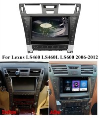 9” Android 15 Stereo Radio 4+64GB GPS For Lexus LS460 LS460L LS600 2006-2012