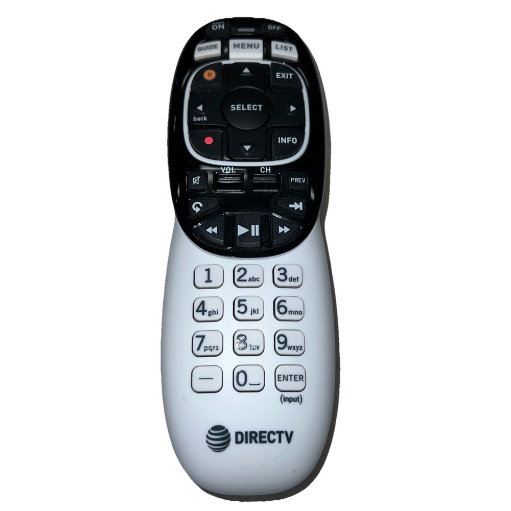 DIRECTV IR/RF Universal Ergonomic Genie Remote (RC73) Tested EUC