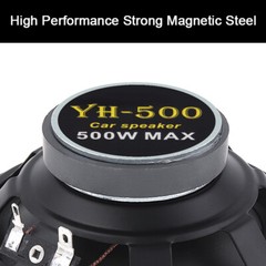 1 Piece 5 Inch 500W 2-Way HiFi Car Coaxial Loud Speaker Full Range Frequency US