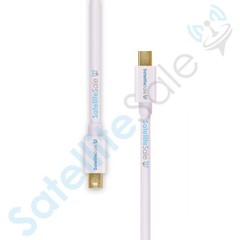 SatelliteSale Mini DisplayPort Cable Male to Male (4K/30Hz) White Cord