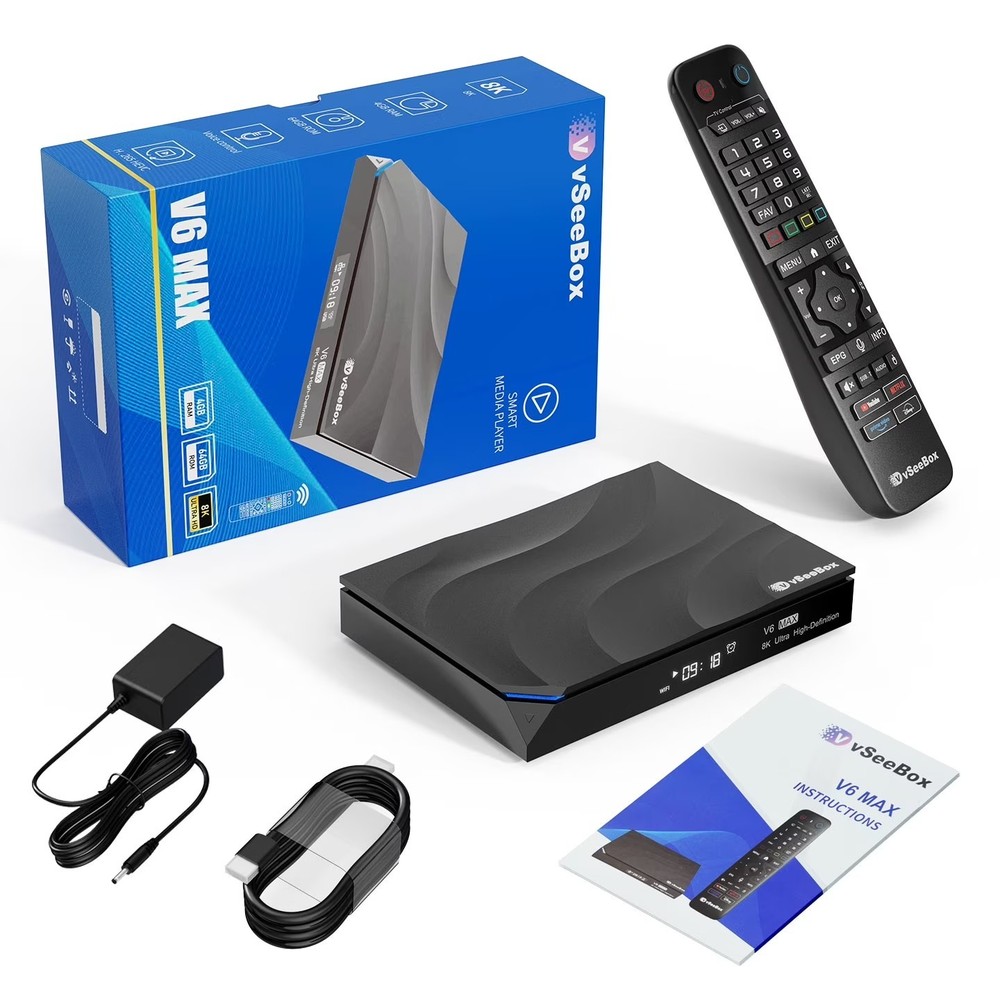 Vsee V6 Max – Same Day Shipping vSeeBox Authorized Distributor Accept Offers