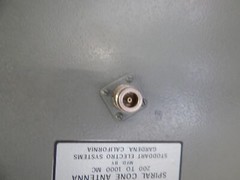 STODDART 93490-1 SPIRAL CONE ANTENNA 200 TO 1000 MC (PRH80)
