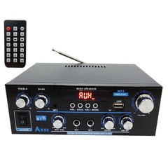 Home Audio Amplifier Bluetooth 5.0 Stereo Receiver Max 450W Power Amplifier AK55