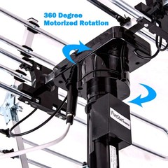Five Star Outdoor Digital Amplified HDTV Antenna – Standard Kit plus J Pole