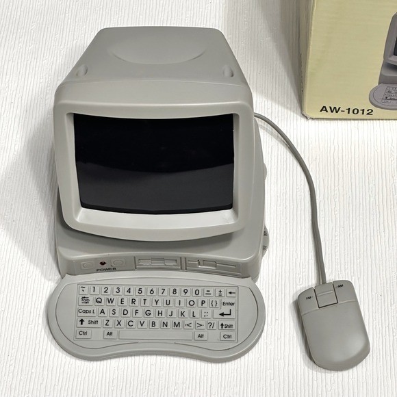 Radio Computer PC Shape Vintage Desktop Novelty AM FM Printer Office Collectible