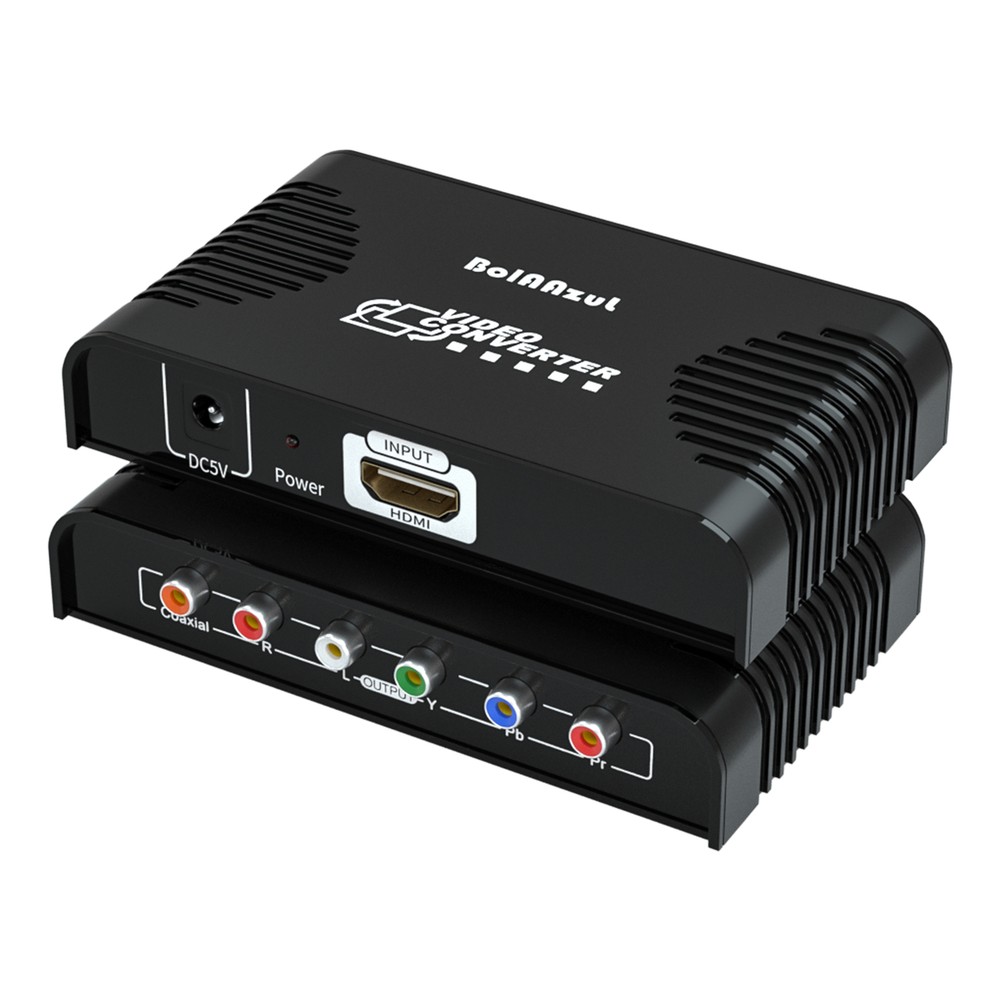 1080P HDMI to Component Ypbpr RGB Video Converter Adapter for PS4 Apple TV &more