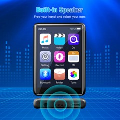 2.5in Touch Screen Bluetooth MP4/MP3 Music Player HiFi Lossless Sound FM Radio