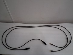 YYTCG XLR Male to RCA Male Gold Plated Audio Cable 1:2 Split Black/White