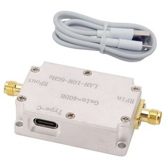 1pc Low Noise Amplifier 40DB Gain 10M To 6GHz LNA RF Power Preamplifier