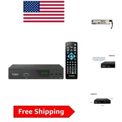 User-Friendly ATSC Converter Box: Digital Clock, Recording & USB Media Playback
