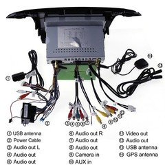 12” Android 9.0 Car Radio GPS Navigation 4G+32G For Ford S-Max Galaxy 2007-2015