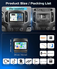 4G Android Car Radio for Ford Edge 2016 2017 2018 2019 2020 9 Inch Touchscreen