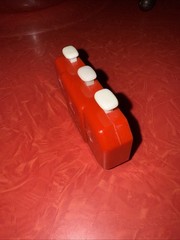 VINTAGE RED 1960’S HANDY ADDER SUPERMARKET CALCULATOR CHANGE COUNTER HONG KONG