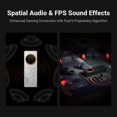 Fosi Audio DS3 Portable USB-C DAC Amp Gaming Headphone Amplifier 7.1 Audio
