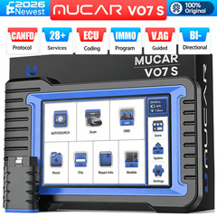 MUCAR VO7S Bidirectional Full Diagnostic Scanner ECU Coding Tool CANFD 28+Resets