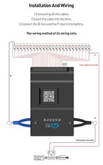 JK Smart BMS BT/RS485 Active Balance For 4S-24S 40A-300A Li-ion LiFePo4 Pack lot