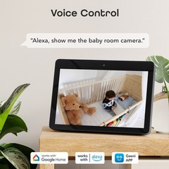 Geeni Look 2 Pack 1080p HD Smart Wi-Fi Security Camera System with Voice Control
