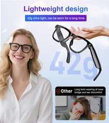 Smart Glasses with Camera and Bluetooth – AI Glasses for Men Anti-Shake Real-…