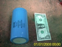 MALLORY POWER SUPPLY FILTER 1800 MFD 450 VOLTS SURGE 520 VDC TYPE 20-91656 CGS