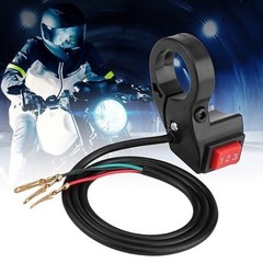 22mm 7/8in Motorcycle Handlebar Switch, Electric 3 Speed Handlebar Module Switch