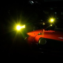 AUXBEAM 5″ LED Work Light Bar Spot Pods Fog Driving Amber Lamp for Jeep Ford 4″