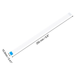 20 Pins 0.5mm Pitch 250mm FPC FFC Flexible Flat Cable 5Pcs (B Type)